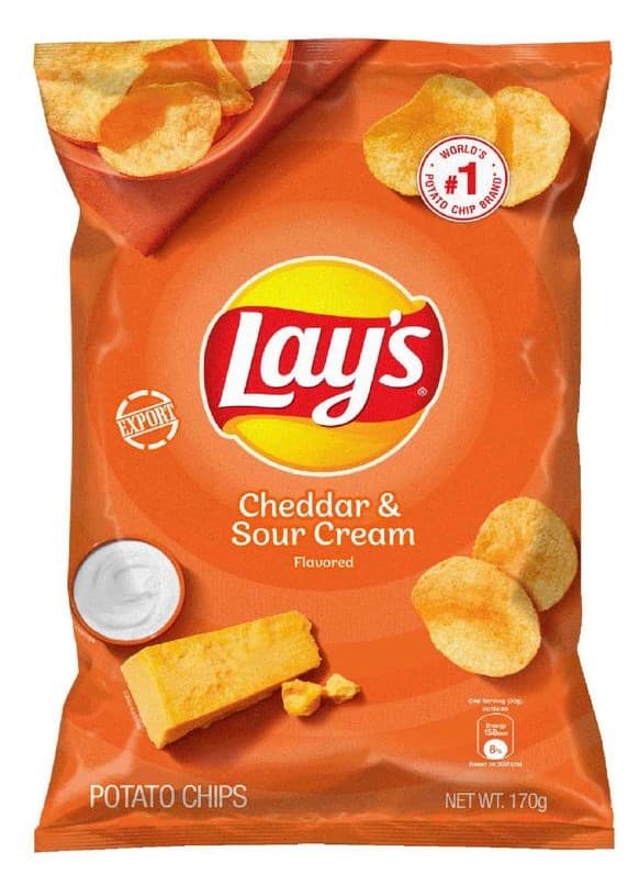Cheddar & Sour Cream Chips - Lay's
