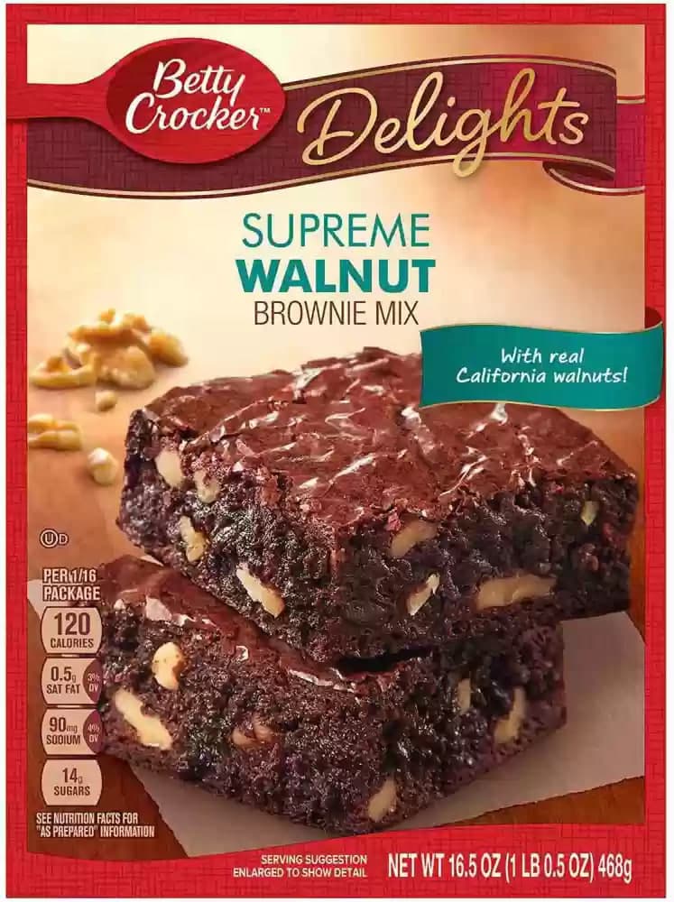 Supreme Walnut Delight Brownie Mix - Betty Cocker