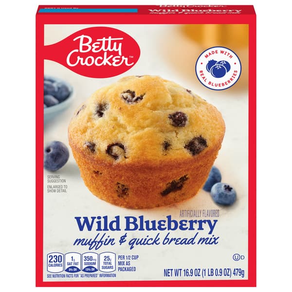 Wild Blueberry Muffin & Quick Bread Mix - Betty Crocker