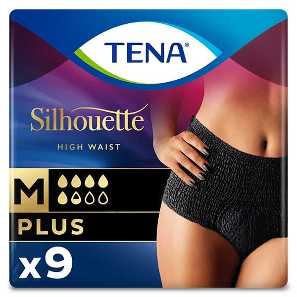 Black Silhouette HIgh Waist Size M - Tena