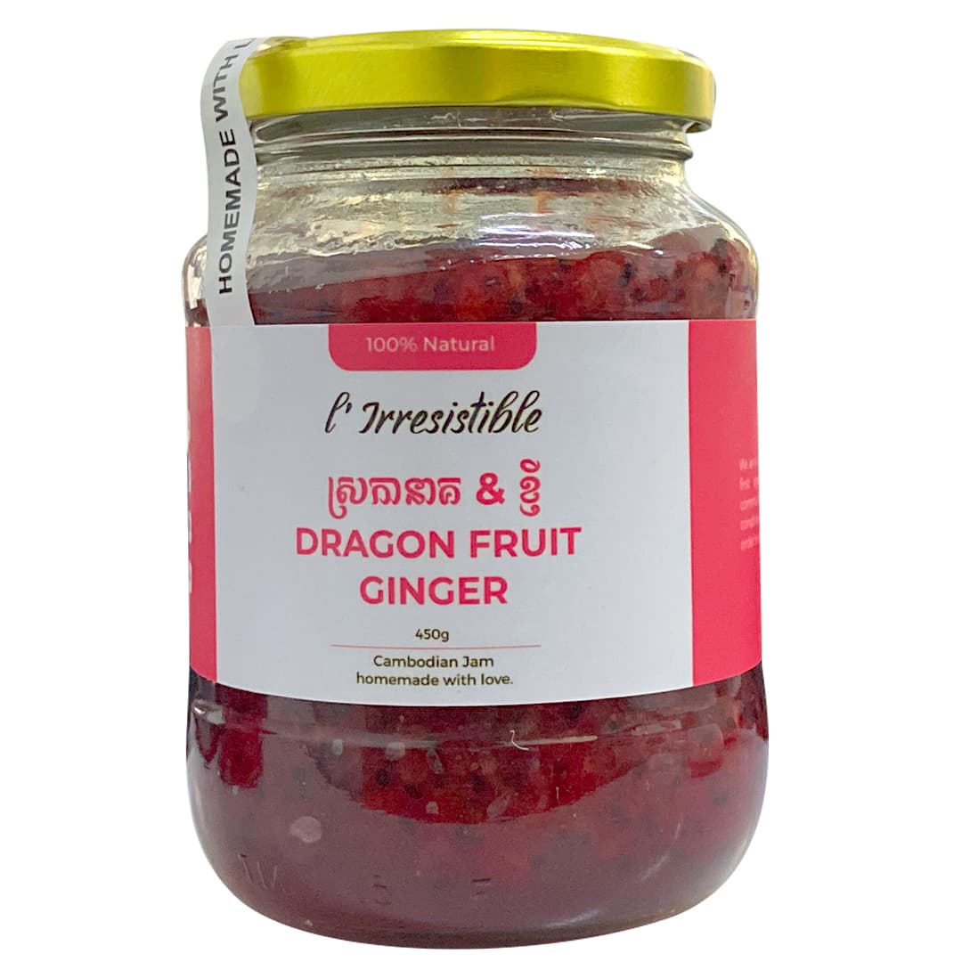 Red Dragon Fruit Ginger Jam