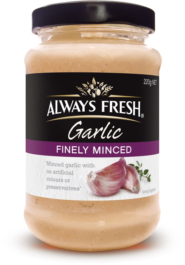 Garlic Finely Minced - Always Fresh