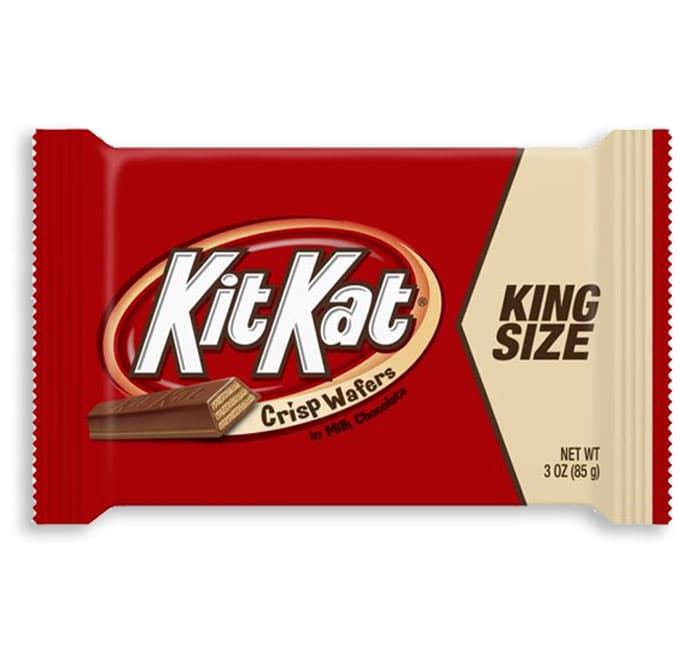 King Size Crisp Wafer in Milk Chocolate Bars