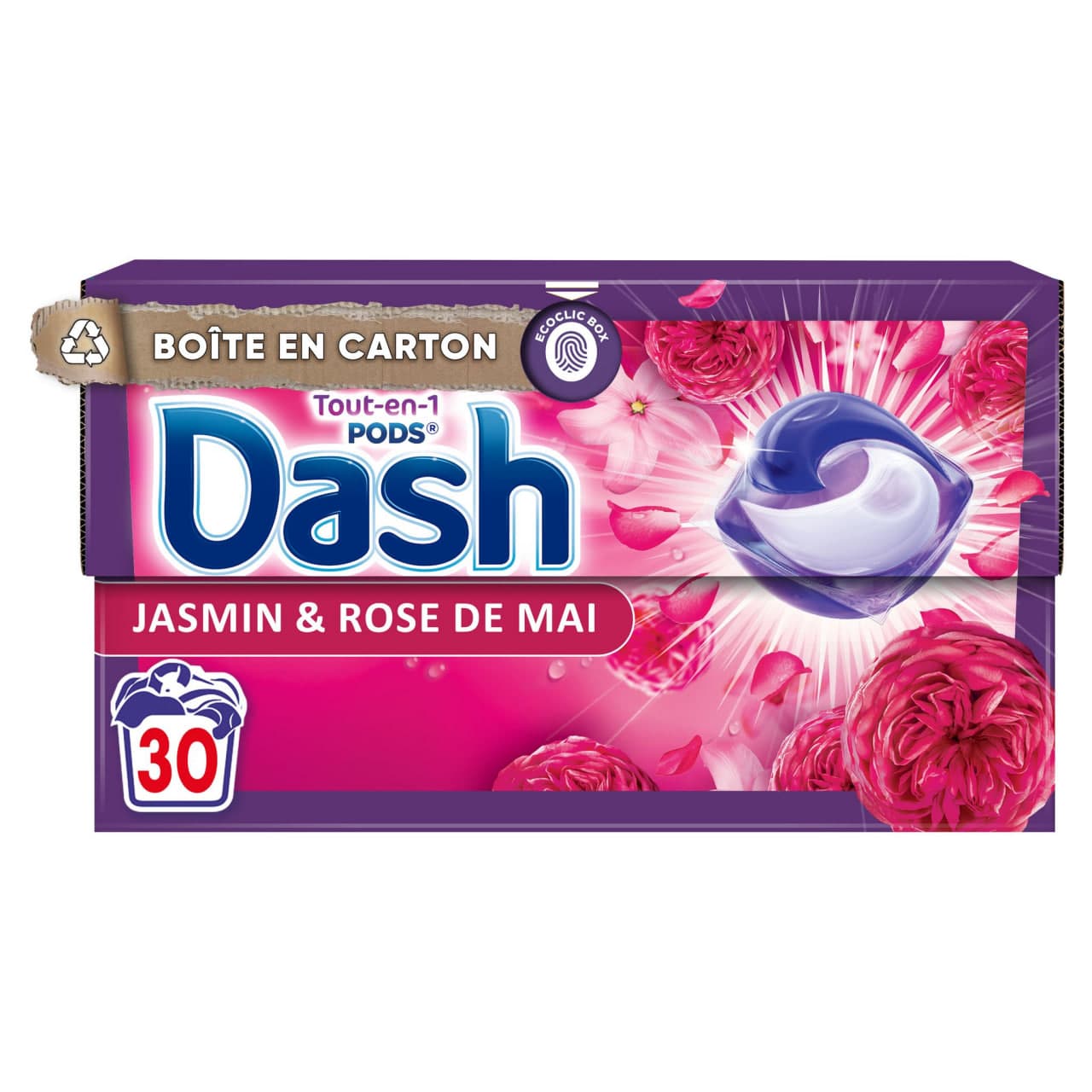 Laundry Detergent Capsules all in 1 Jasmine & Rose of May