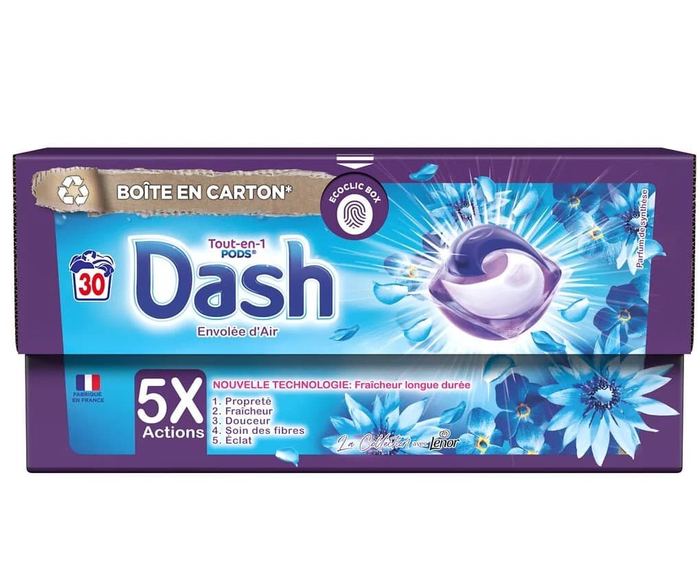 Laundry Detergent Capsules all in 1 Flight of Air - Dash