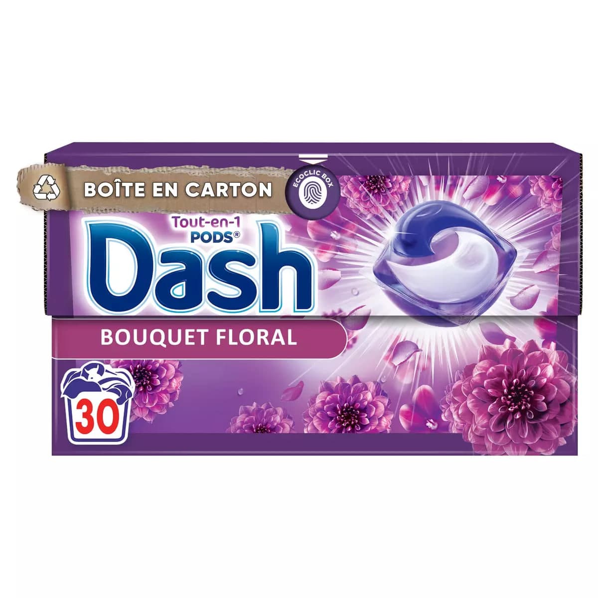 Laundry Detergent Capsules all in 1 Bouquet Floral - Dash