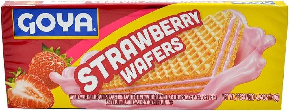 Strawberry Waffers