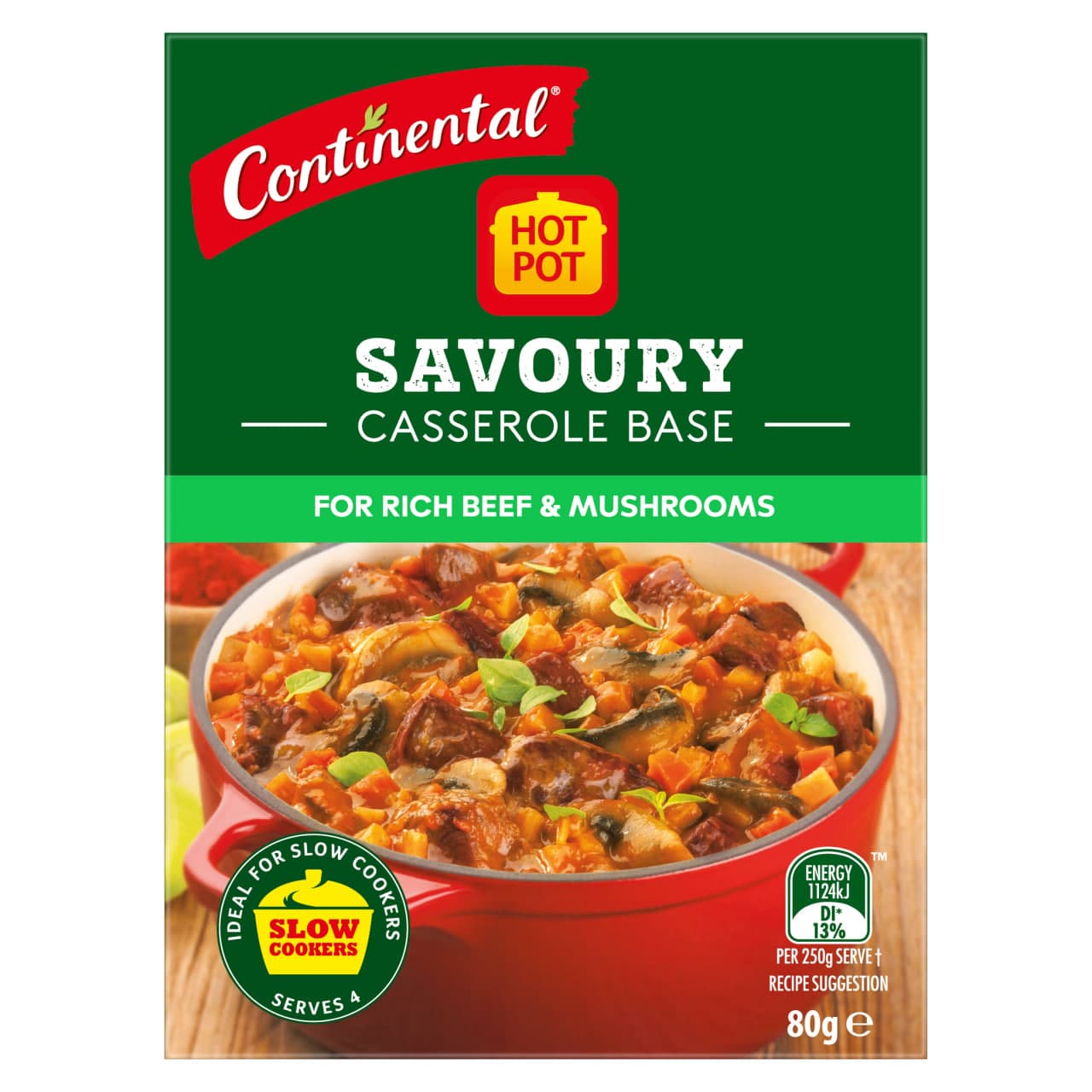 Savoury Casserole Base for Rich Beef and Mushrooms