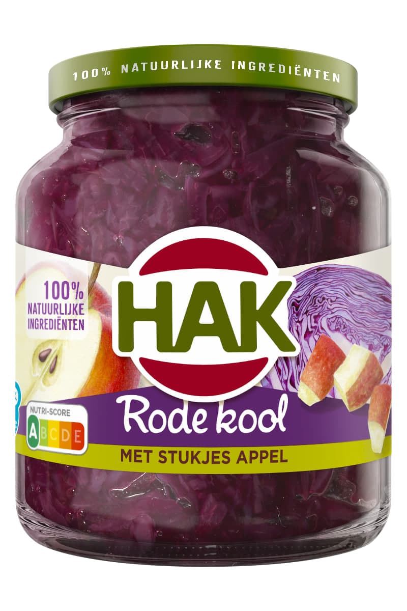 Red Cabbage with Apple Pieces - Hak
