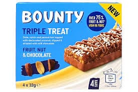 Triple Treat Fruit, Nut & Chocolate Bar - Bounty