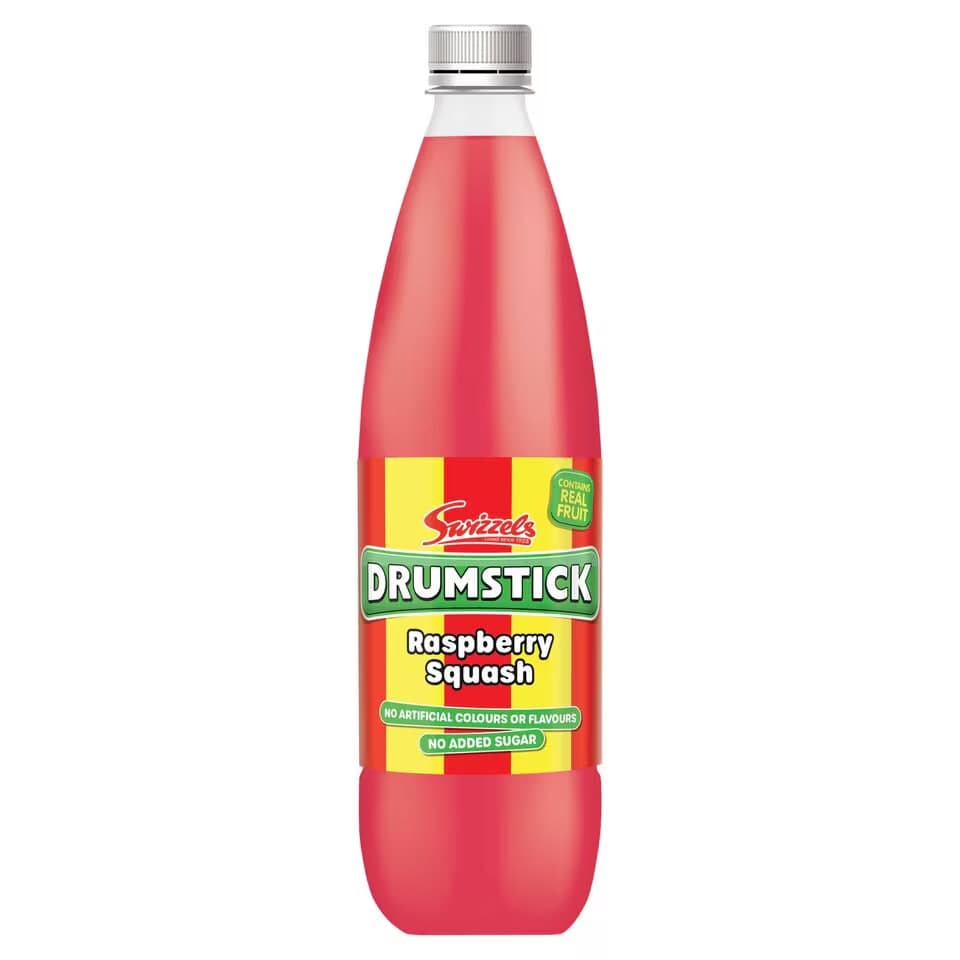 Drumstick Raspberry Squash - Swizzels