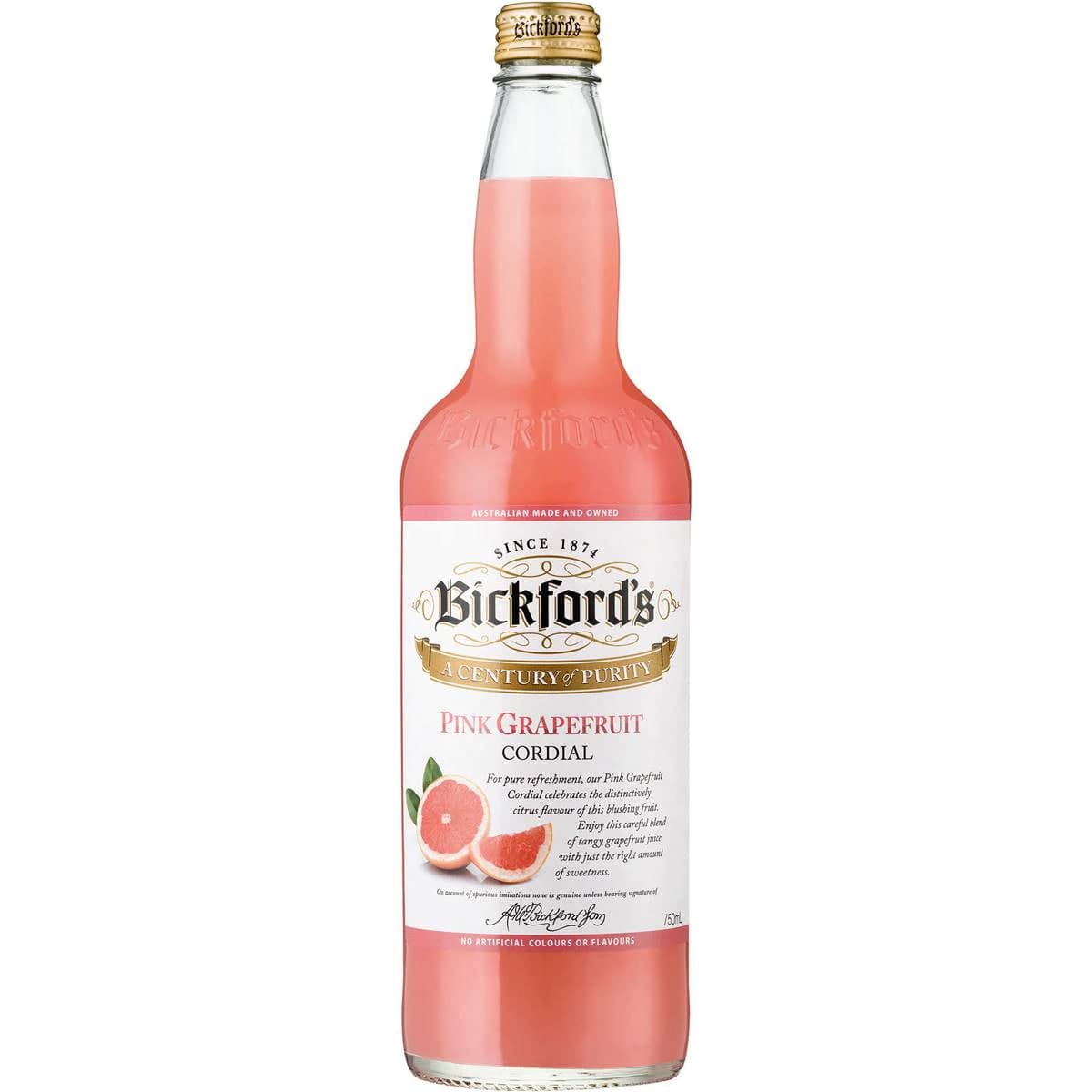Pink Grape Fruit Cordial - Bickford's