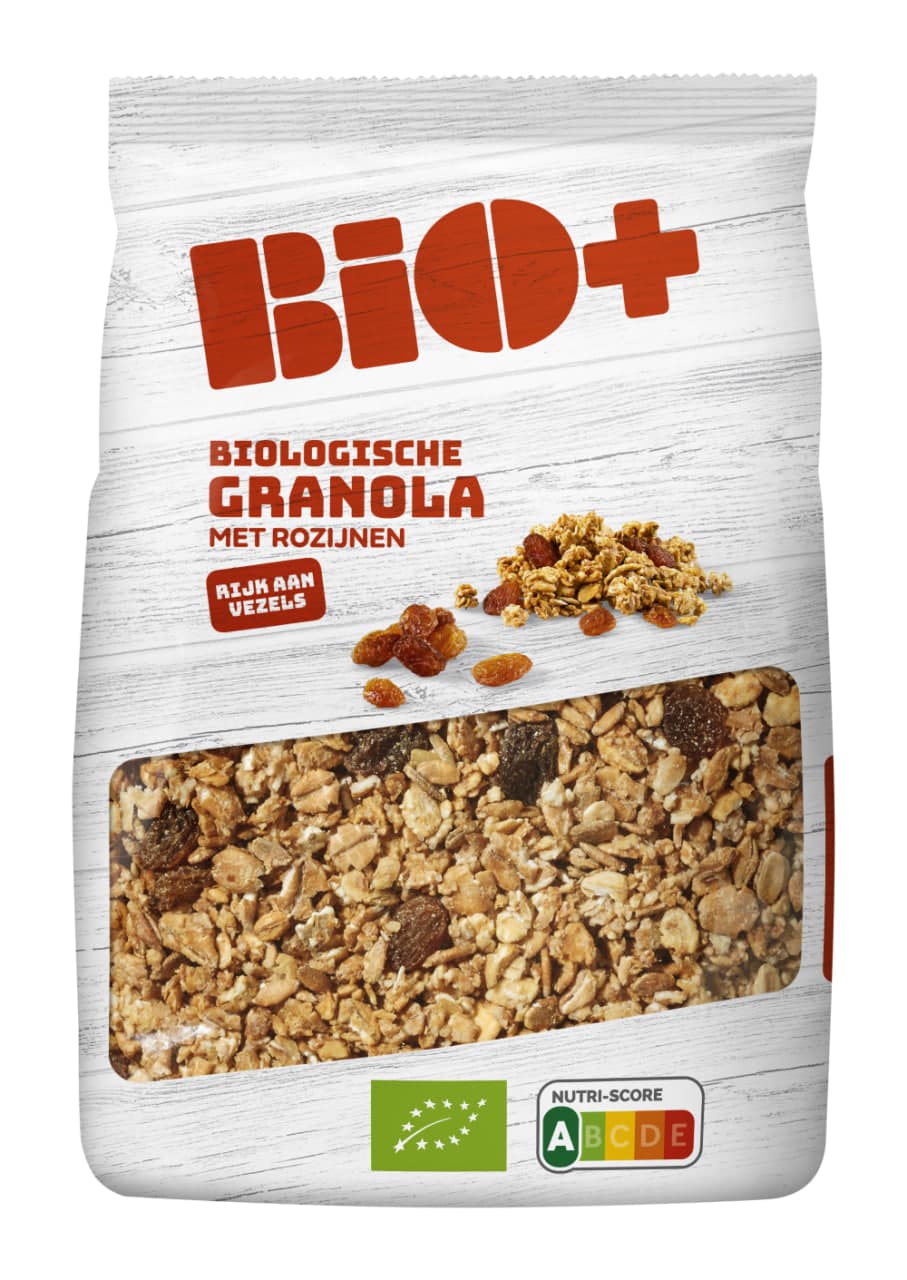 Organic Muesli Granola with Raisins - Bio+