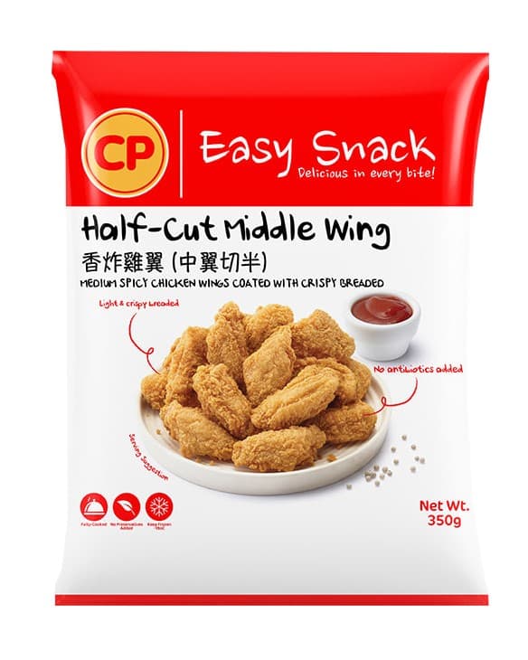 Half Cut Middle Wings
