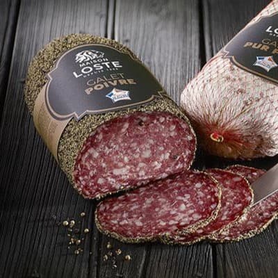 Dry Sausage Galet with Pepper - Loste