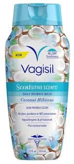 Sensitive Scent Coconut Hibiscus Feminine Wash - Vagisil 1
