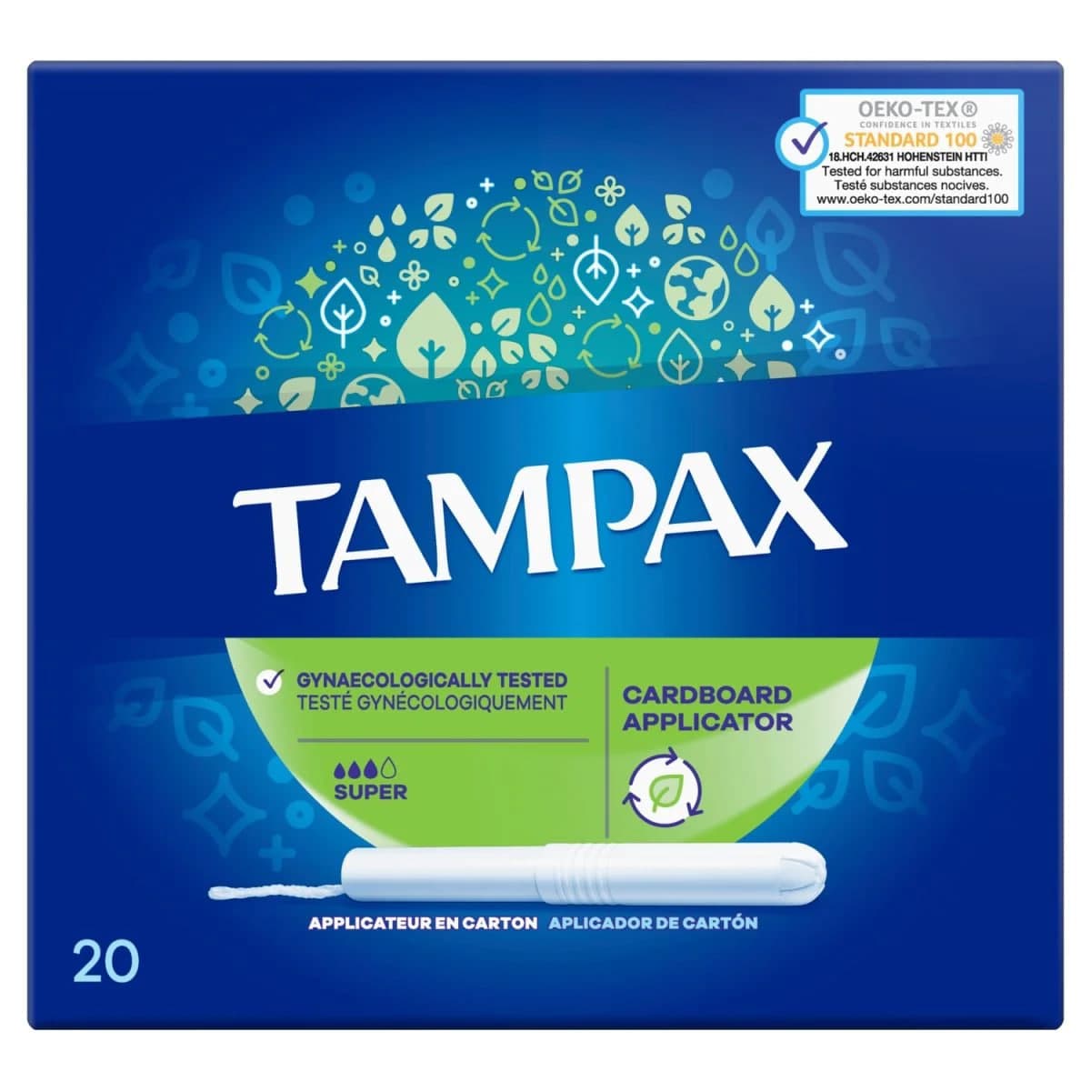 Carboard Apllicator Super Tampon - Tampax