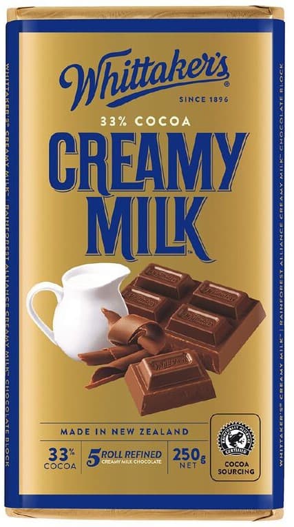 Creamy Milk Cacao 33% - Whittaker's