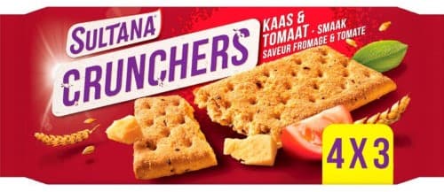 Crunchers Cheese & Tomato - Sultana