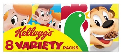 8 Variety Cereal Packs - Kellogg's