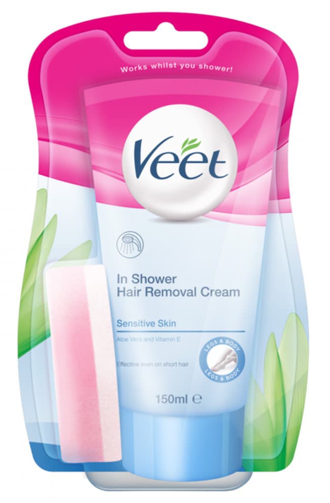 Depilatory Cream in Shower Sensitive Skin - Veet