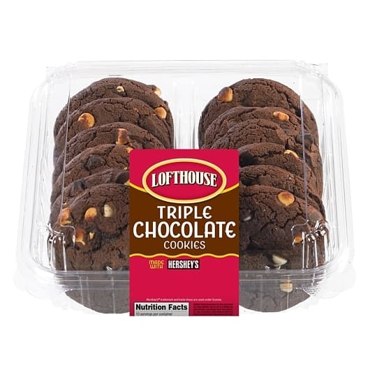 Triple Chocolate Cookies - Lofthouse
