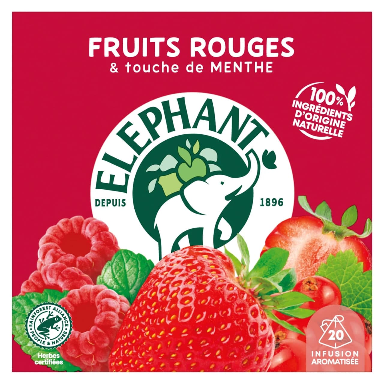 Red Fruit & Touch of Mint Infusion - Elephant