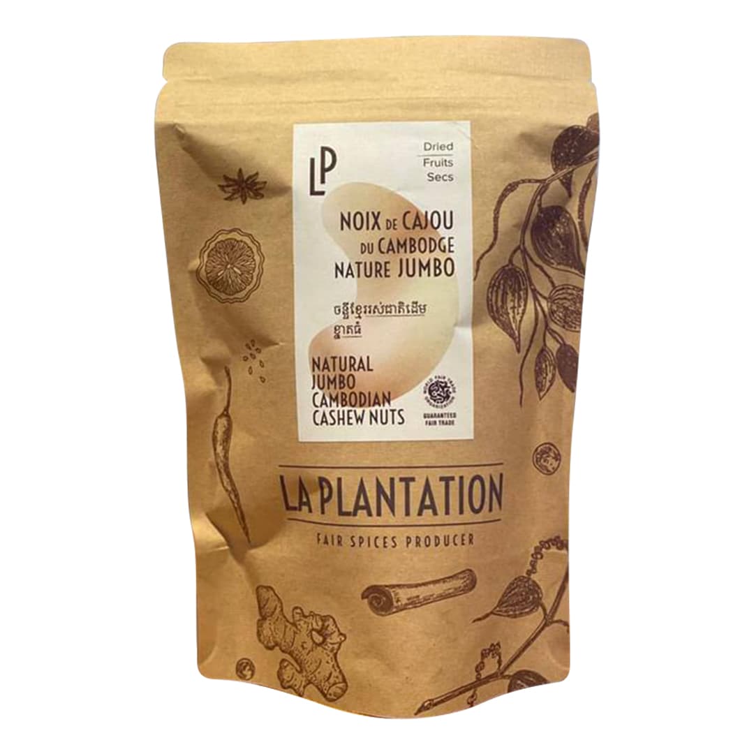 Natural Jumbo Cashew Nuts - La Plantation 125g 1