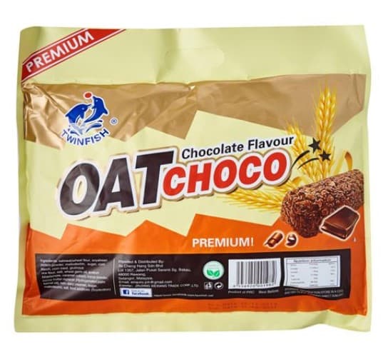 Oat Choco Bar Chocolate Flavor - Twin Dolphin