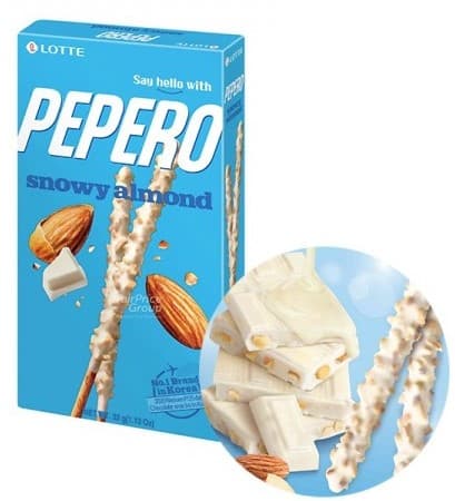 Pepero Cream Almond Biscuit Sticks