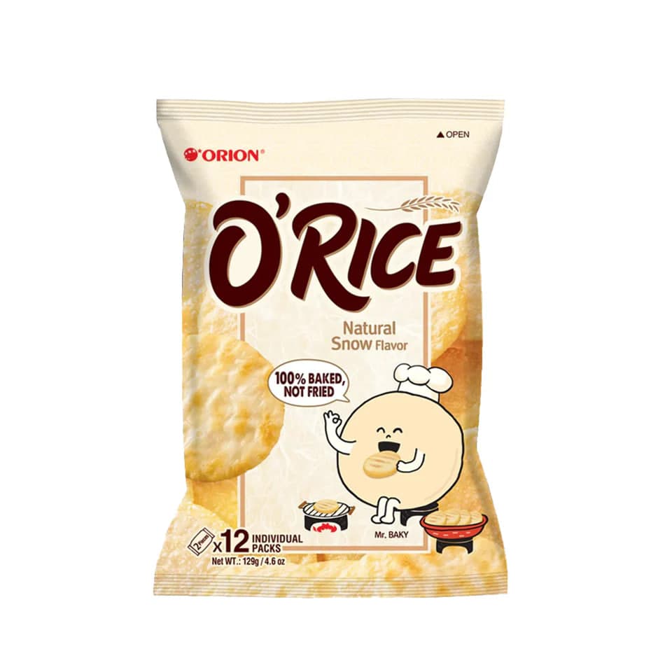 Natural Snow Rice Crackers - Orion