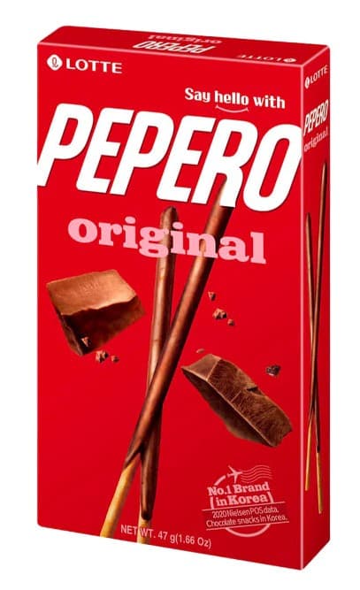 Pepero Original Chocolate Biscuit Sticks