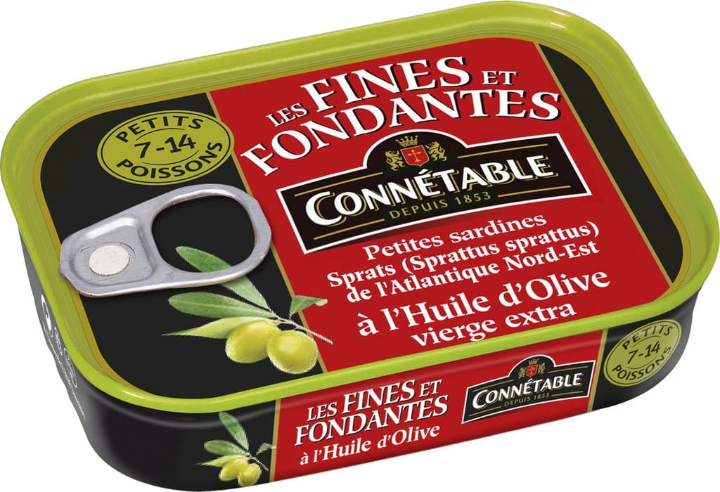 Sardines in Extra Virgin Olive Oil - Connétable