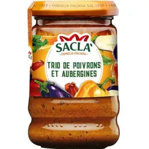 Trio Sauce of Peppers and Eggplants - Sacla