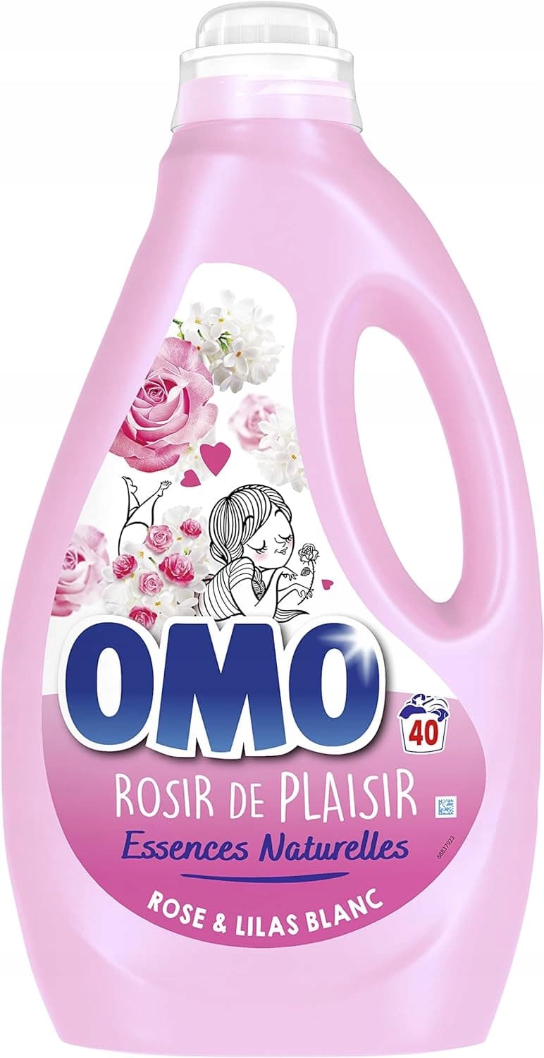 Pink and White Lilac Laundry Liquid - Omo