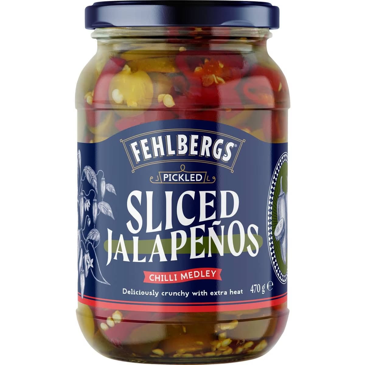 Sliced Jalapenos Chilli Medley - Fehlbergs
