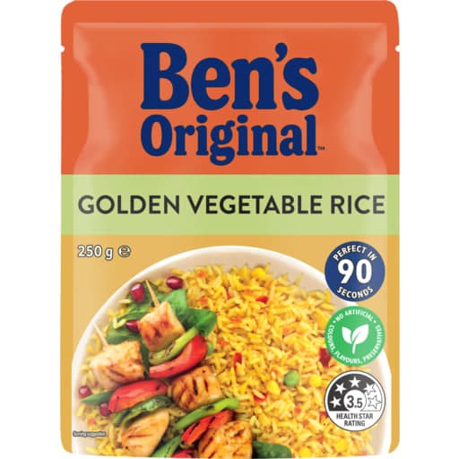 Golden Vegetables Rice Pouch