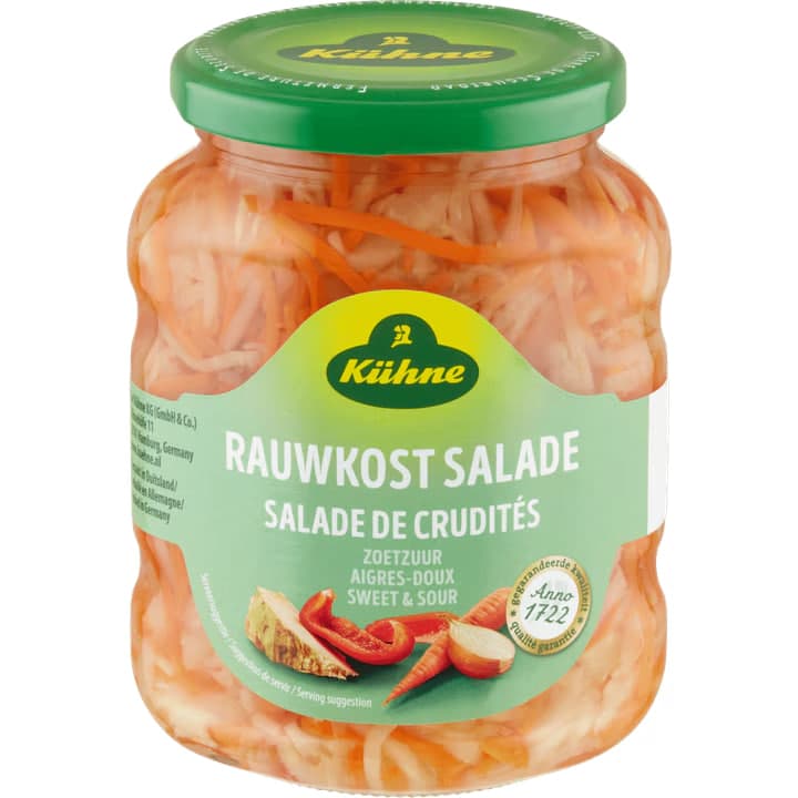 Raw Vegetables Salad Sweet & Sour - Kuhne