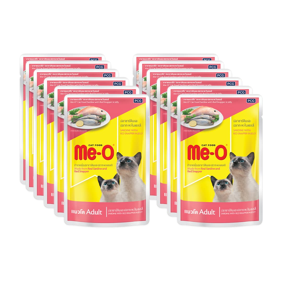 Adult Sardine With Red Snapper in Jelly Pouch Box