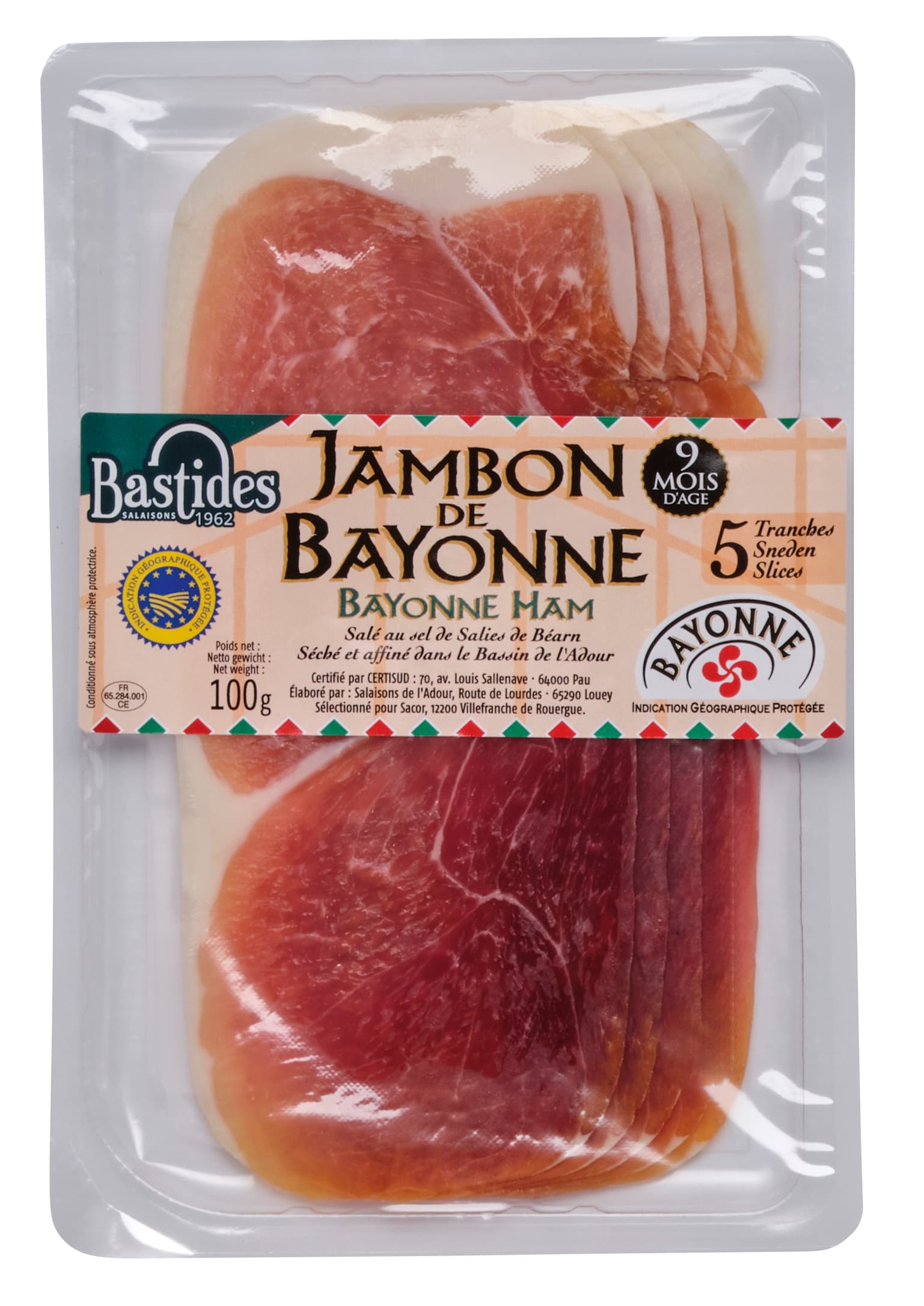 Bayonne Ham - Bastides