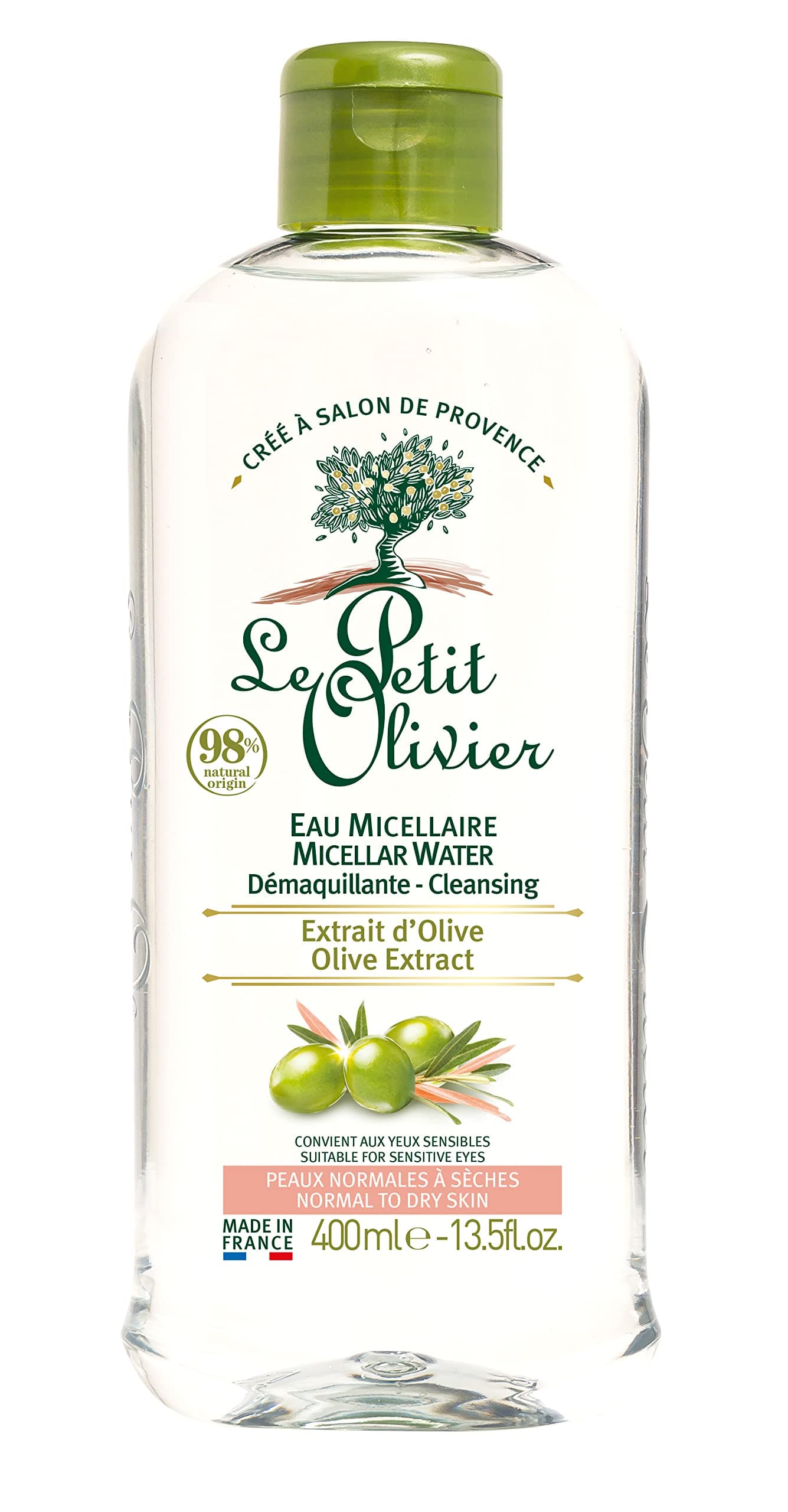Olive Extract Micellar Water Cleansing - Le Petit Olivier