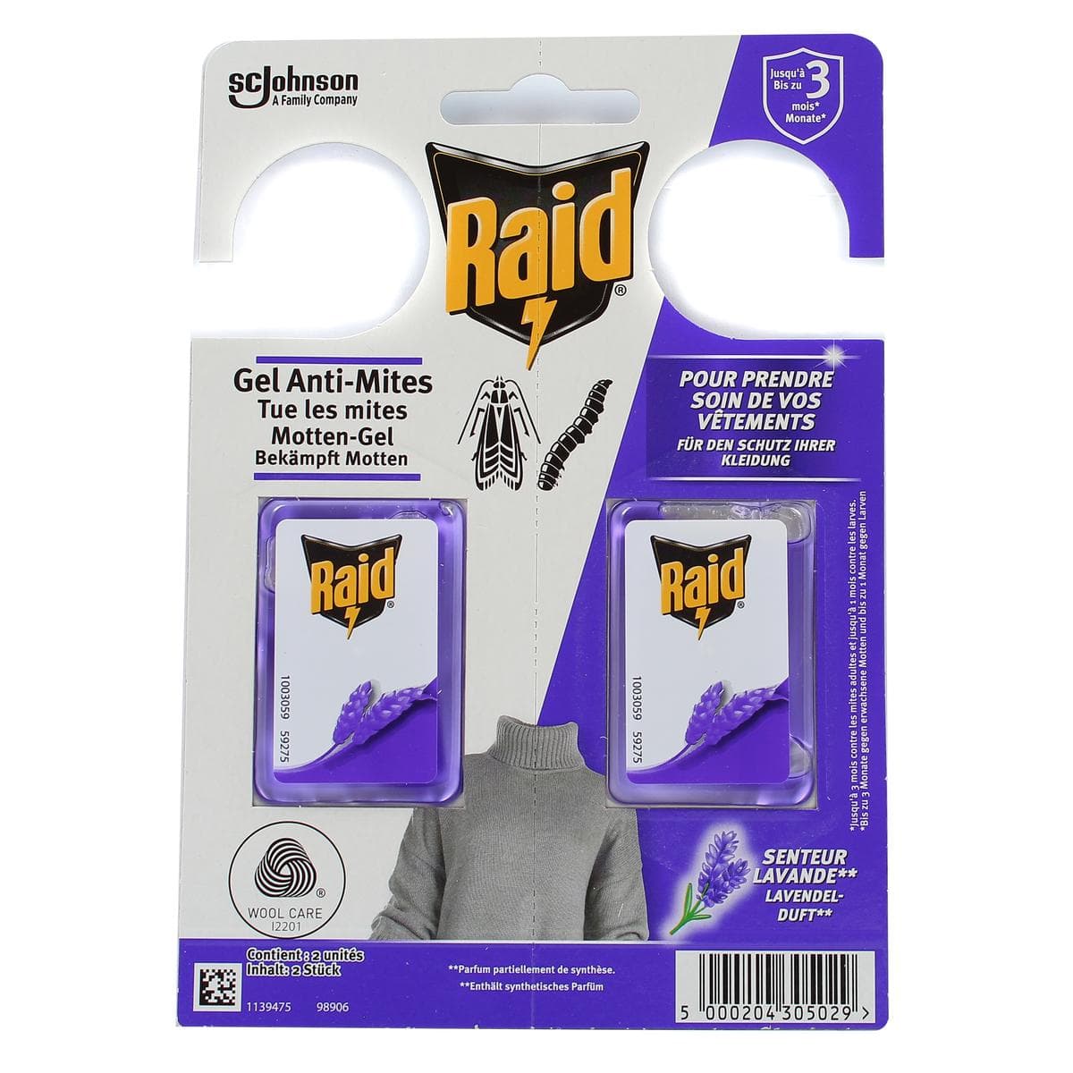 Anti-Mites Gel Lavender - Raid