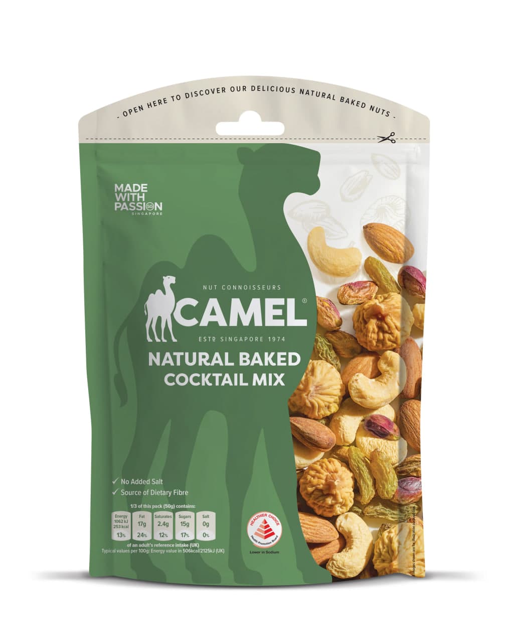 Natural Baked Cocktail Mix - Camel