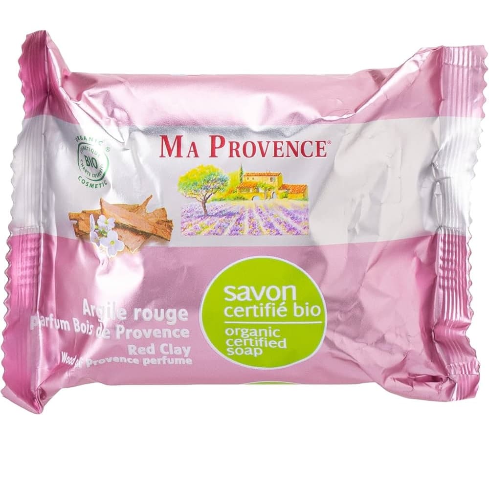 Marseille Soap Red Clay, Wood of Provence