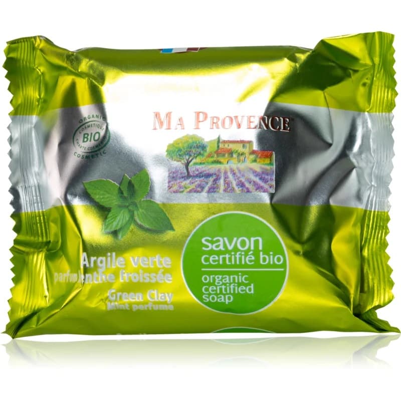 Marseille Soap Green Clay, Mint