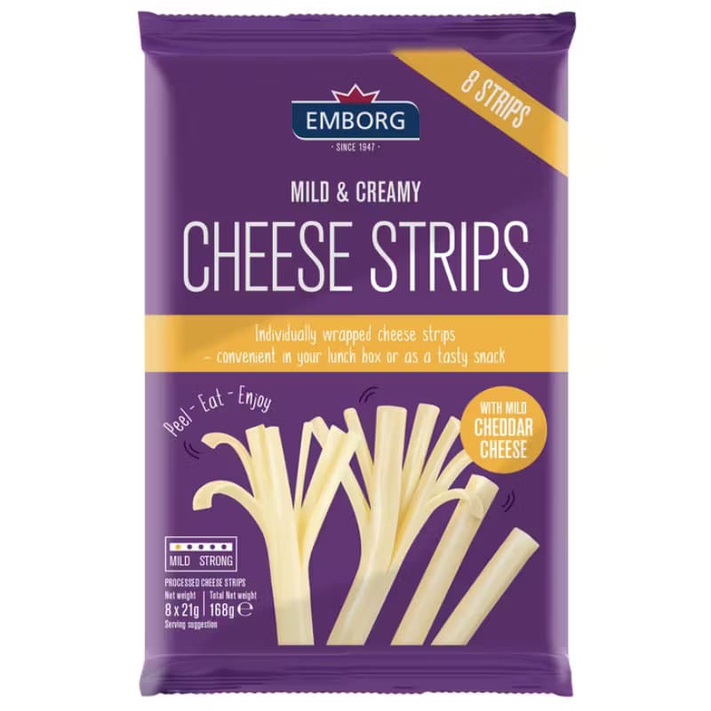 Mild & Creamy Cheese Strips