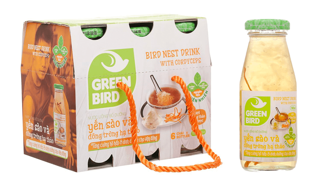 Green Bird’s Nest Drink with Cordyceps