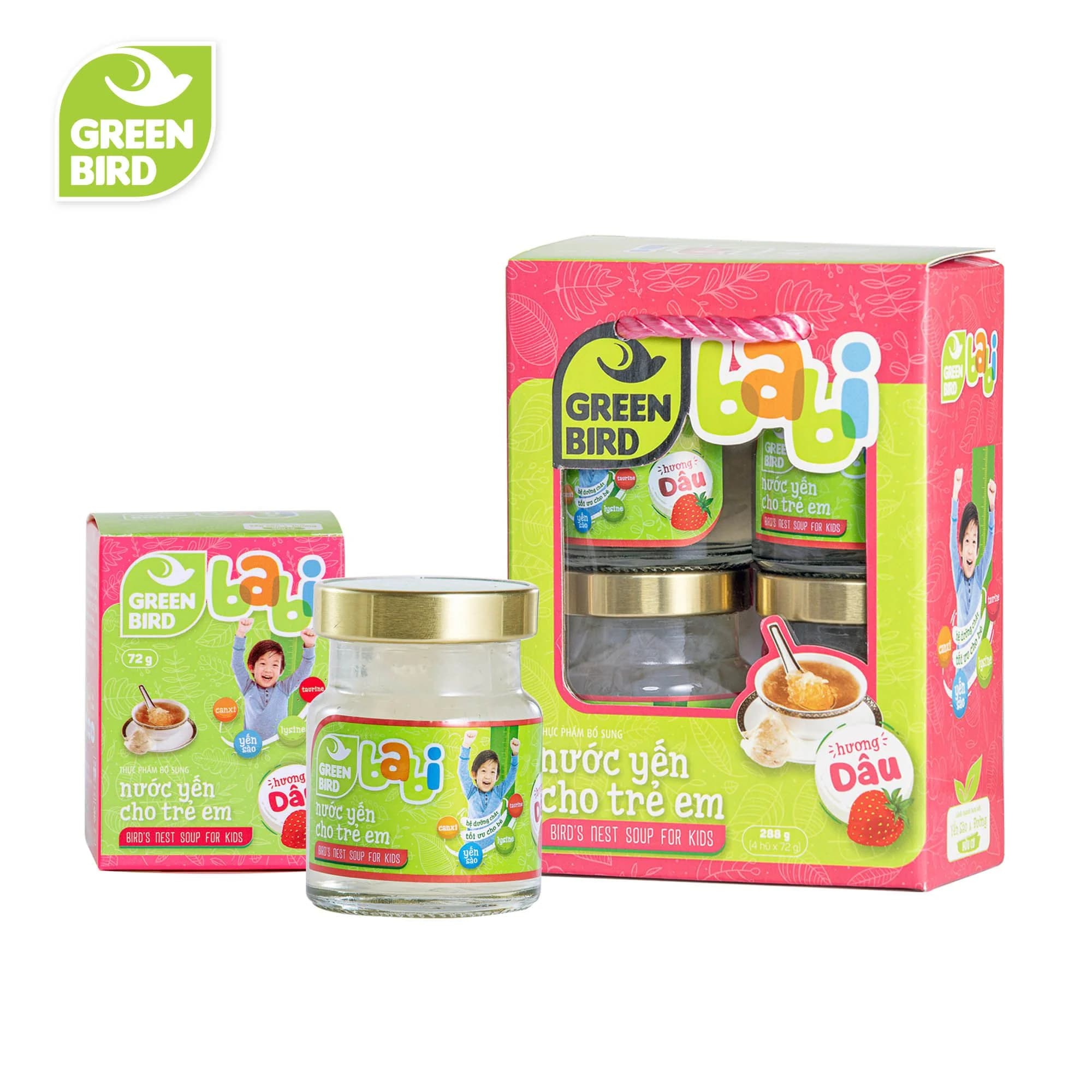 Babi Bird’s Nest Soup For Kids Strawberry Flavor