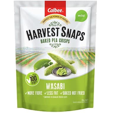 Baked Pea Crisps Wasabi