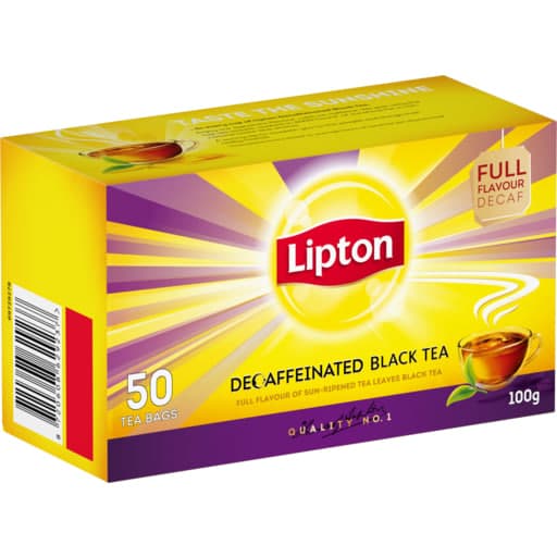 Decaffeinated Black Tea - Lipton